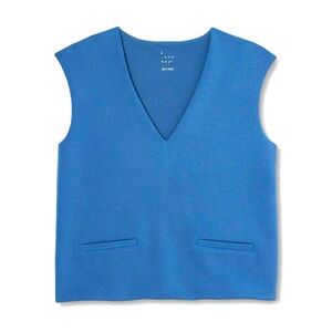 🫐NWT Women's Blue SUPER Soft Sandwash Vest - A New Day™